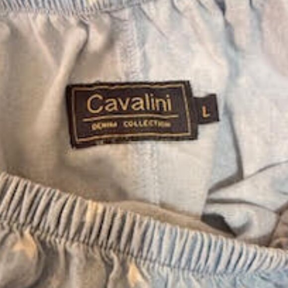 Cavalini Denim Collection Women’s Star Print Off Shoulder Top Size L - Picture 6 of 6